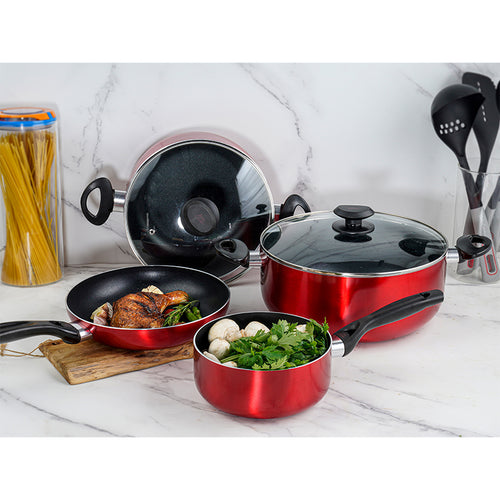 Betty Crocker 7-Piece Teflon Cookware Set