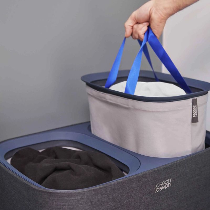 Joseph Joseph Tota 90L Black Laundry Separation Basket