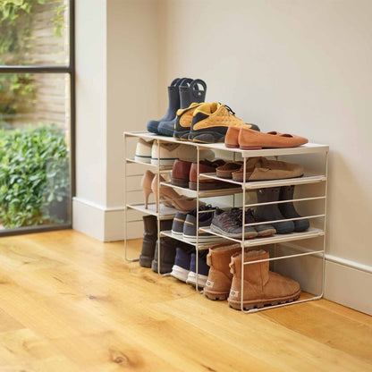 Joseph Joseph Level™ Plus Large Adjustable Ecru Shoe Rack