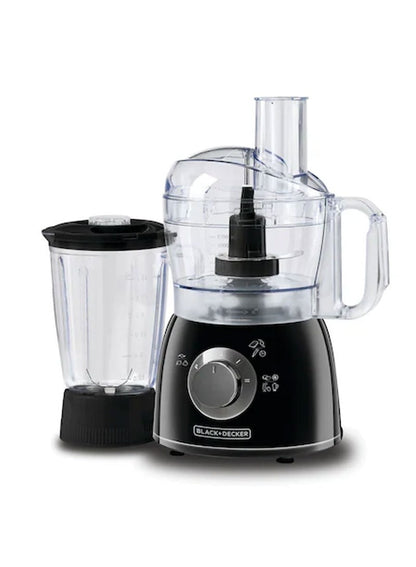 Black & Decker 400W 1.2L Plastic & Stainless Steel Food Processor With Chopper