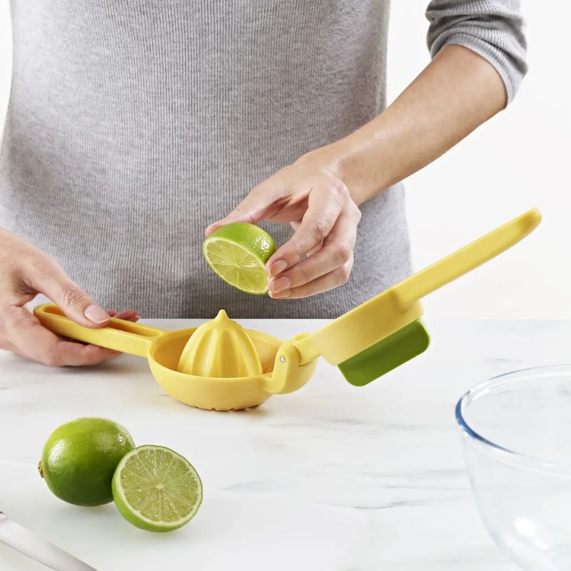 Joseph Joseph JuiceMax Dual-action Yellow Citrus Press