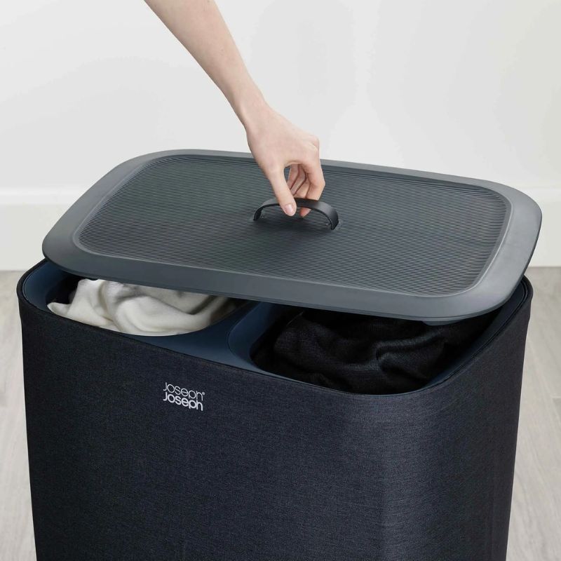 Joseph Joseph Tota 90L Black Laundry Separation Basket