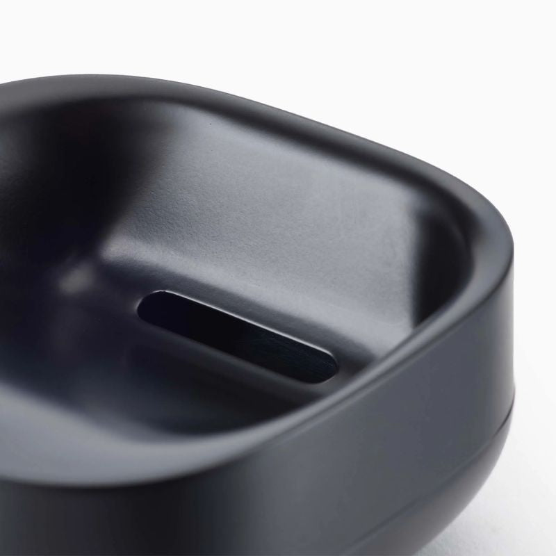 Joseph Joseph Slim™ Compact Matt Black Soap Dish