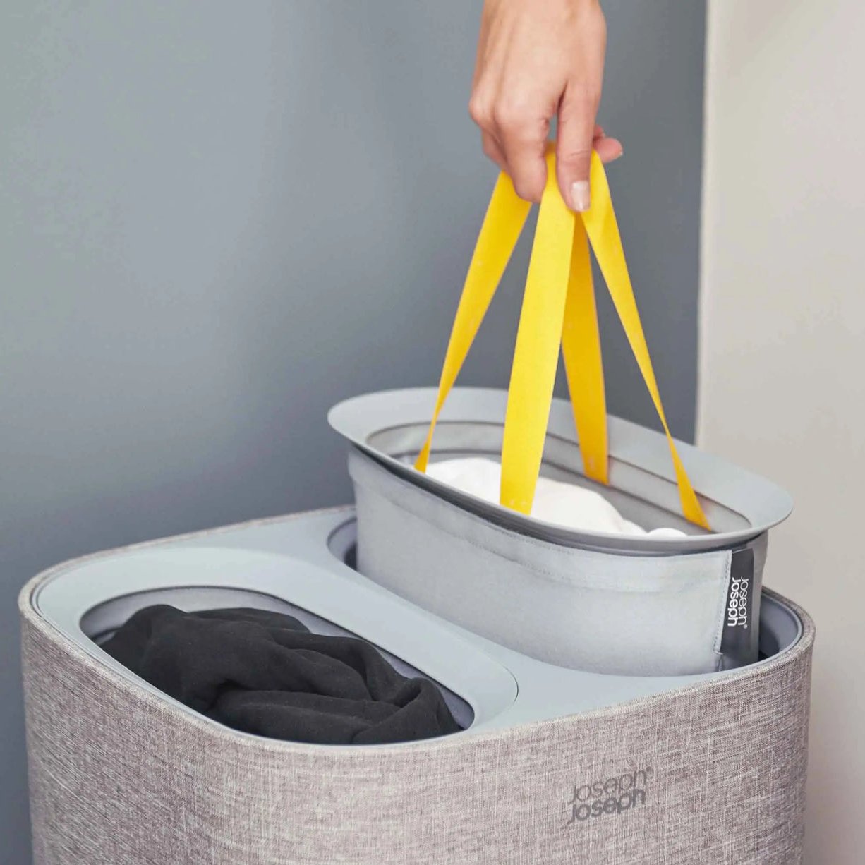 Joseph Joseph Tota 60L Grey Laundry Separation Basket