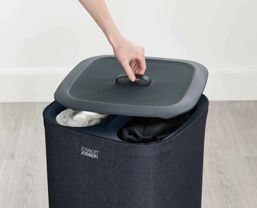 Joseph Joseph Tota 60L Black Laundry Separation Basket