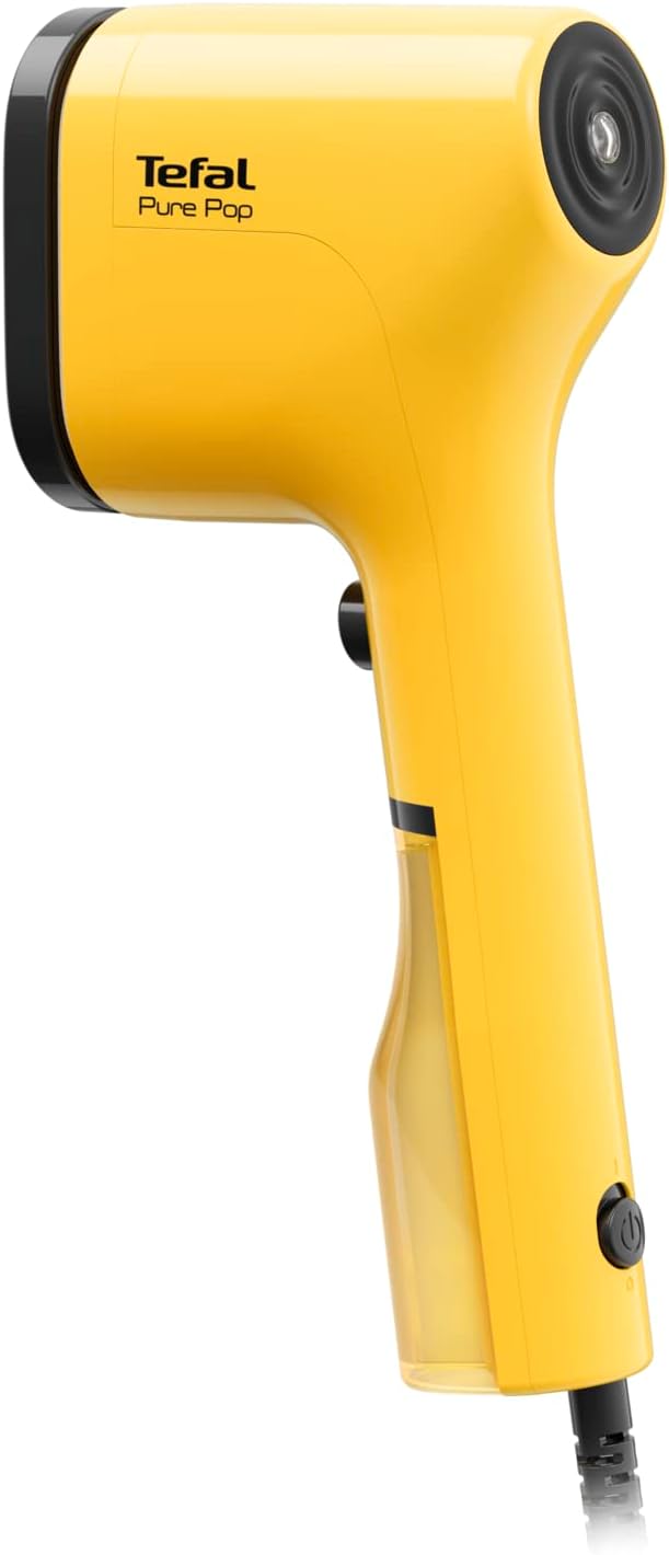 Tefal Pure Pop Slim Handheld Clothes Steamer - Yellow