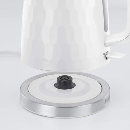 Russel Hobbs Honeycomb Kettle White 1.7L