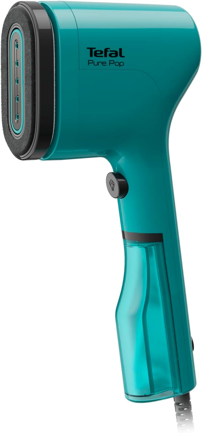 Tefal Pure Pop Slim Handheld Clothes Steamer - Green