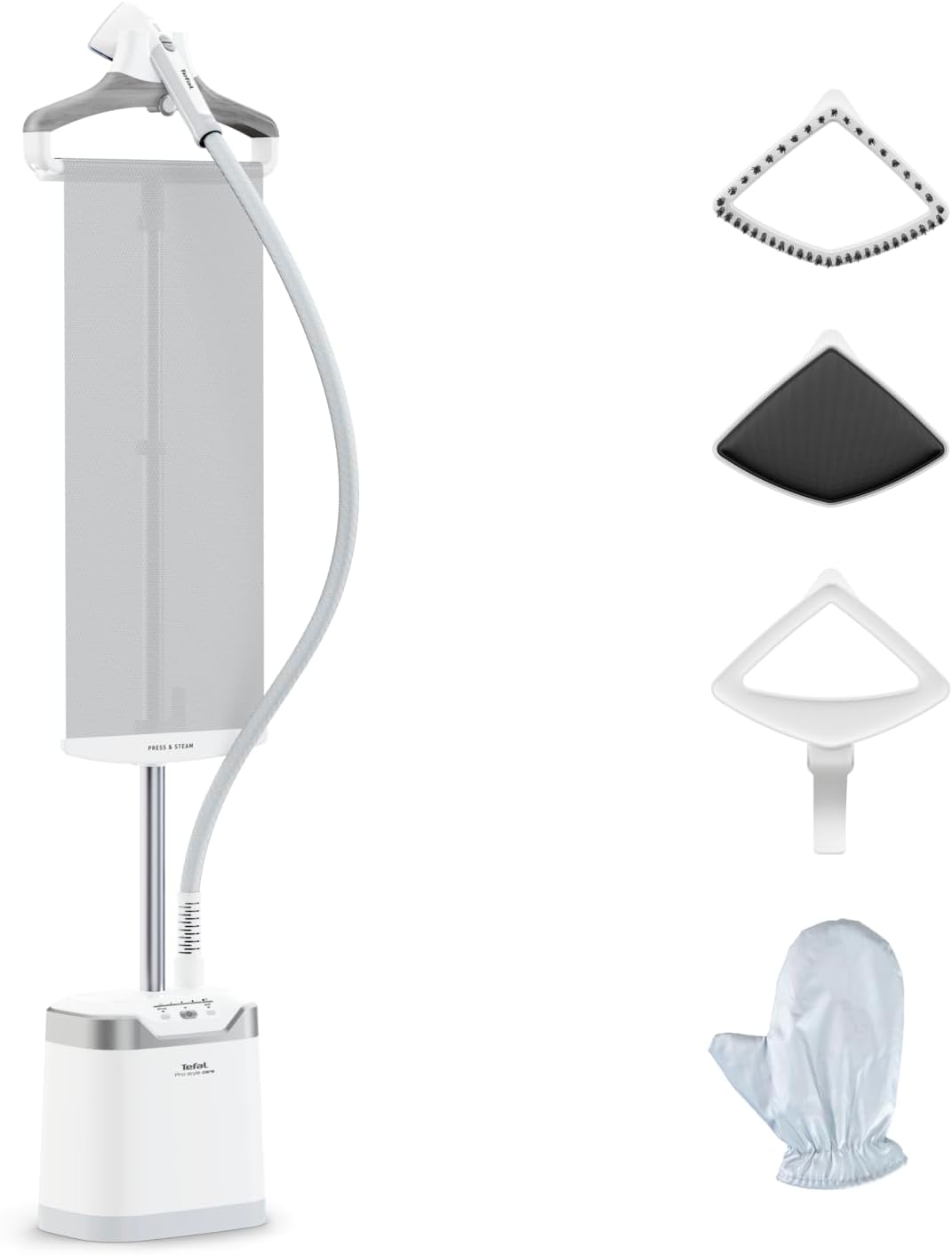 Tefal Garment Steamer|Pro Style Care|Extra-Powerful Steam Up to 42 g/minute|Perfect Result |White and Silve