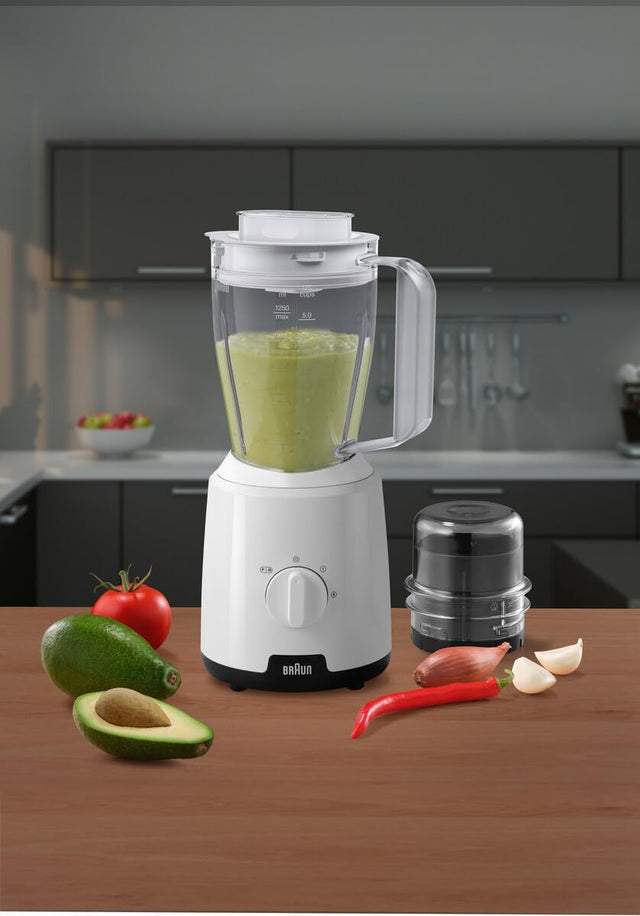 Braun Power Blend 1 Jug Blender and Chopper White