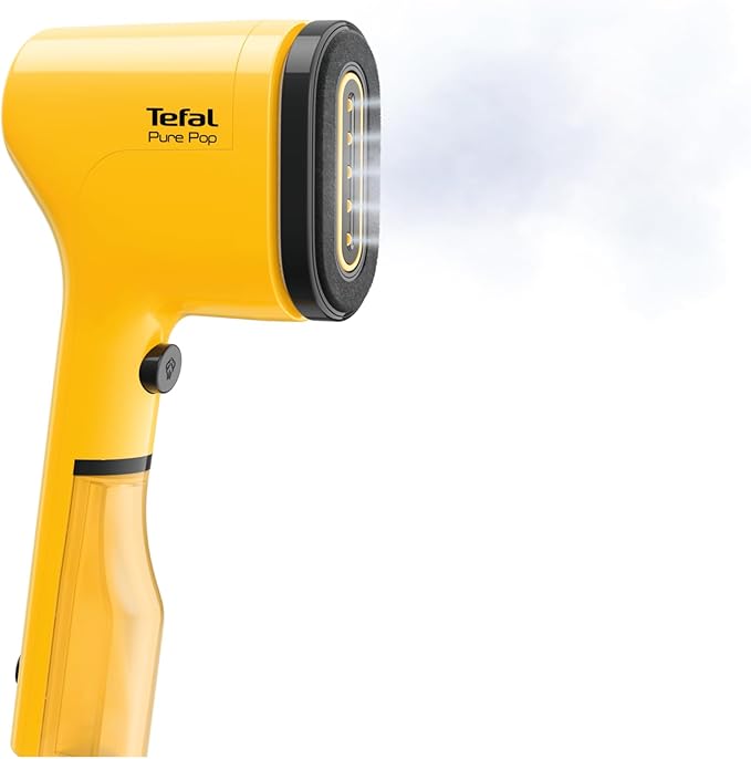 Tefal Pure Pop Slim Handheld Clothes Steamer - Yellow