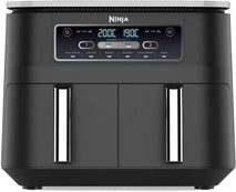 Ninja Foodi Dual Zone Air Fryer 2 Drawers 2400 w 7.6L Black