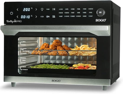 Sogo, Air Fryer And Convention Oven -30L-With Full Accesories-1800W