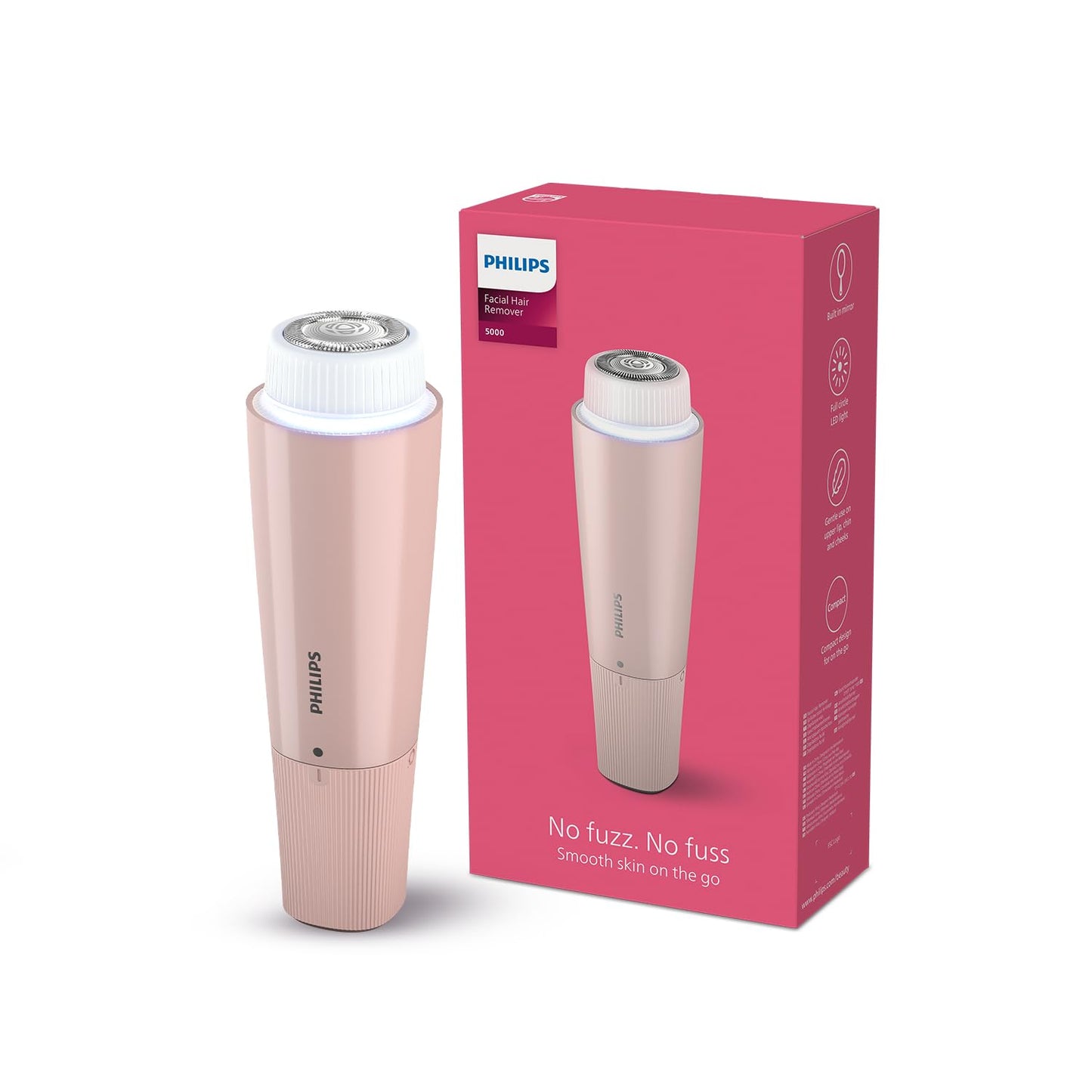 Philips Facial Trimmer for Women - SkinSafe with Hypo Allergenic Blades