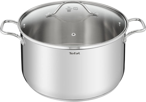 Tefal, Intuition Xl Large Stainless Steel Cooking Pot 28 Cm / 8 L