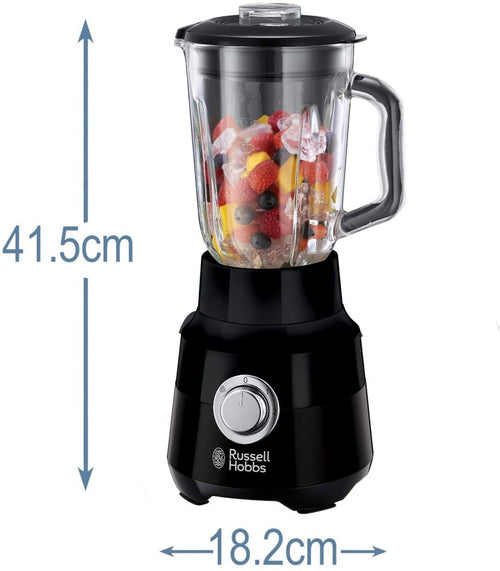 Russell Hobbs Desire Jug Blender, 1.5 Litre, Matte Black