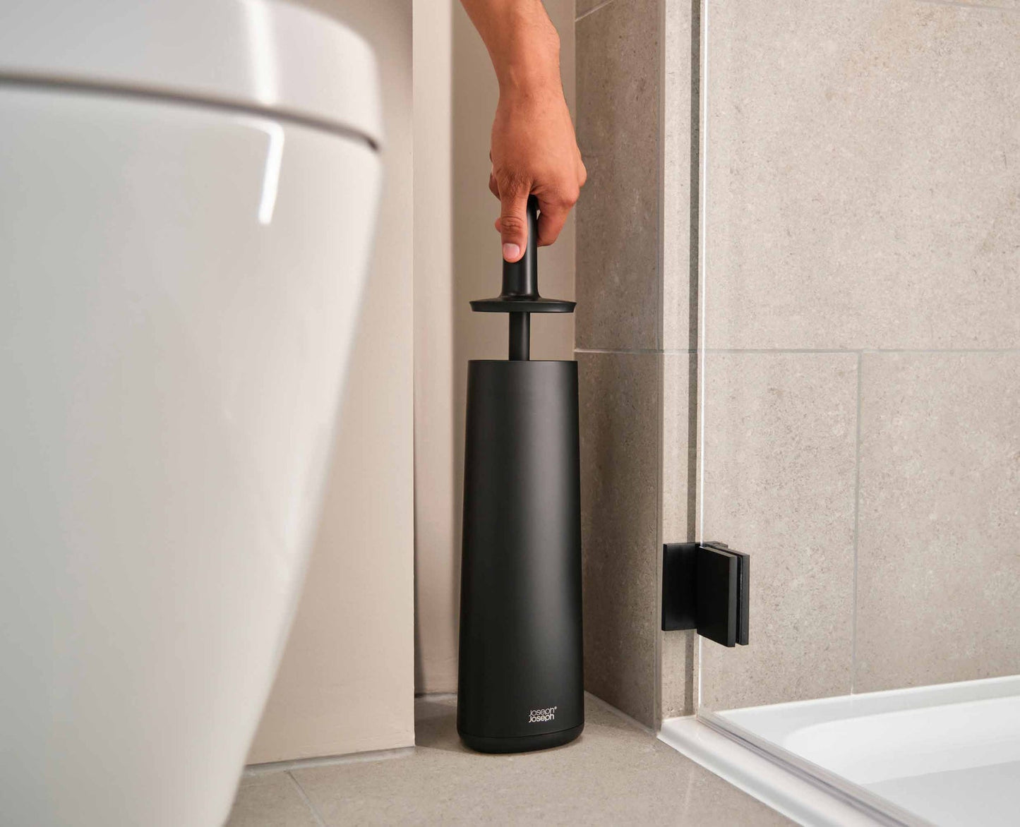 Joseph Joseph Flex™ 360 Matt Black Toilet Brush