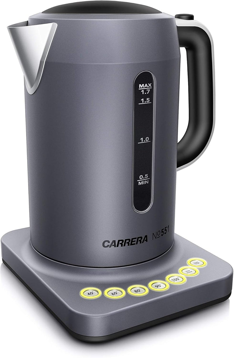 Carrera Kettle  Stainless Steel Housing Digital 1.7L