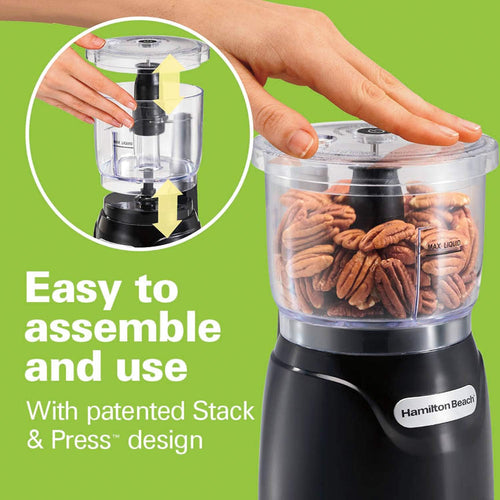 Hamilton Beach Stack & Press™ 3 Cup Chopper