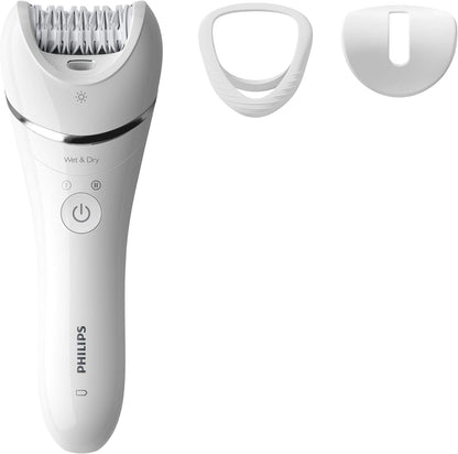 Philips Series 8000 Wet & Dry Epilator, White