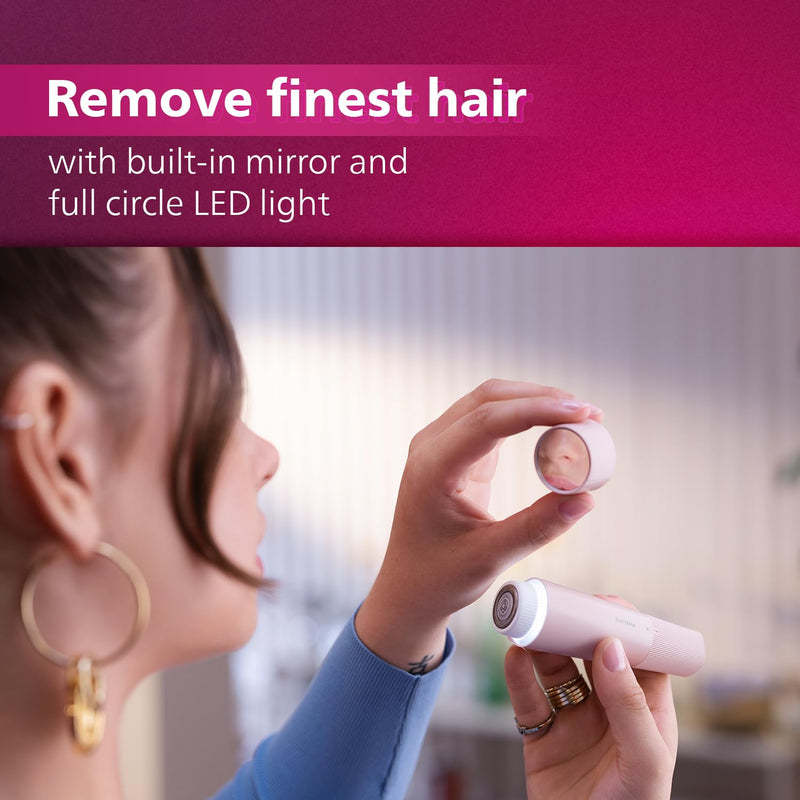 Philips Facial Trimmer for Women - SkinSafe with Hypo Allergenic Blades