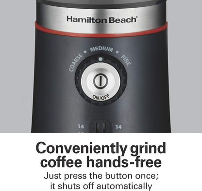 Hamilton Beach Custom Grind Coffee Grinder - Removable Stainless Steel Chamber