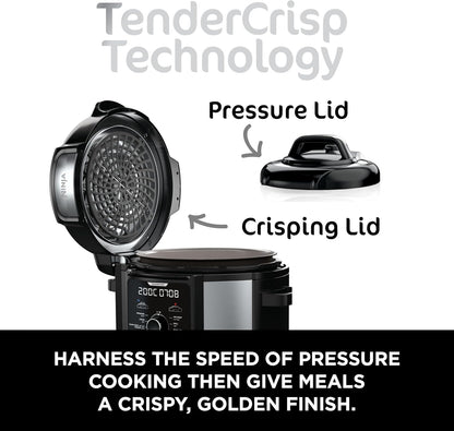 Ninja Op500 Foodi Ultimate Pressure Cooker With Crisping Imax 9 In 1 Multi 1760 Watts