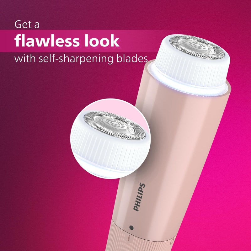 Philips Facial Trimmer for Women - SkinSafe with Hypo Allergenic Blades