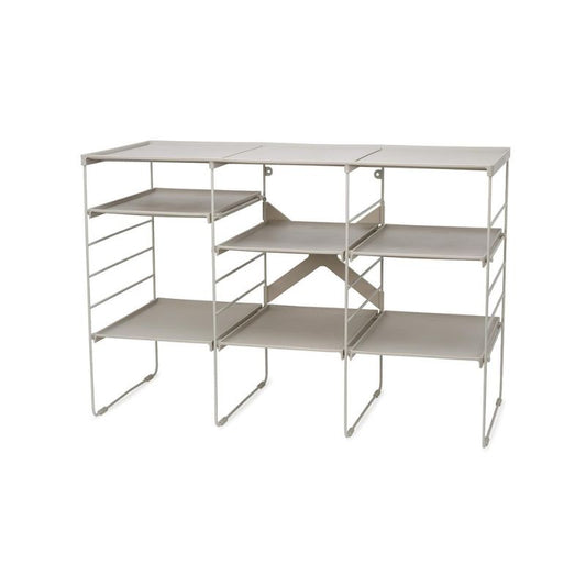 Joseph Joseph Level™ Plus Large Adjustable Ecru Shoe Rack