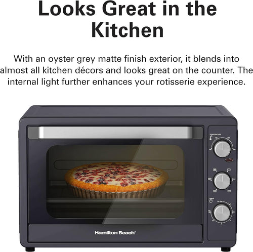 Hamilton Beach 55L Convection Oven, Double Walled Glass