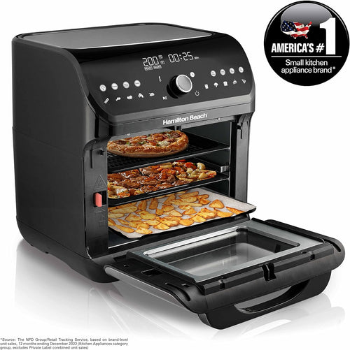 Hamilton Beach 12L Digital Air Fryer Oven, 16 Cooking Modes