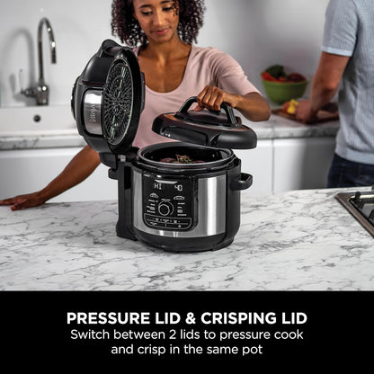 Ninja Op500 Foodi Ultimate Pressure Cooker With Crisping Imax 9 In 1 Multi 1760 Watts