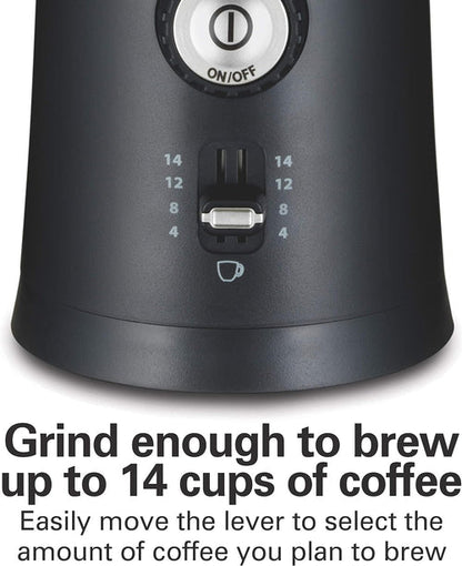 Hamilton Beach Custom Grind Coffee Grinder - Removable Stainless Steel Chamber