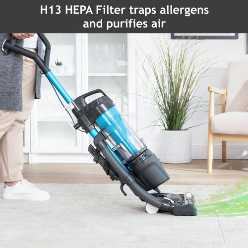 Hoover Upright Pet Vacuum Cleaner, Blue - Upright 300