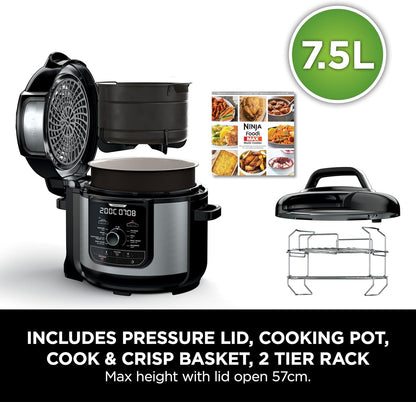 Ninja Op500 Foodi Ultimate Pressure Cooker With Crisping Imax 9 In 1 Multi 1760 Watts