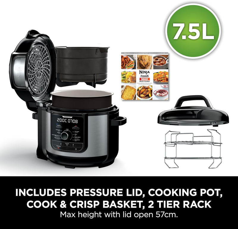 Ninja Foodi Ultimate Pressure Cooker With Crisping Imax 9 In 1 Multi 1760 Watts