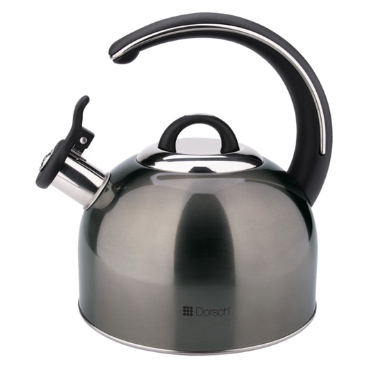 Dorsch 3L Stainless Steel Whistling Kettle With Luxurious Handle  - Dark Grey