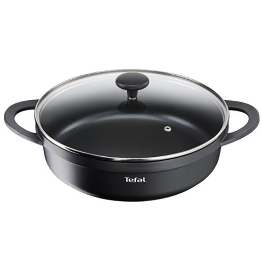 Tefal Trattoria - Shallow pot 28cm + Glass lid