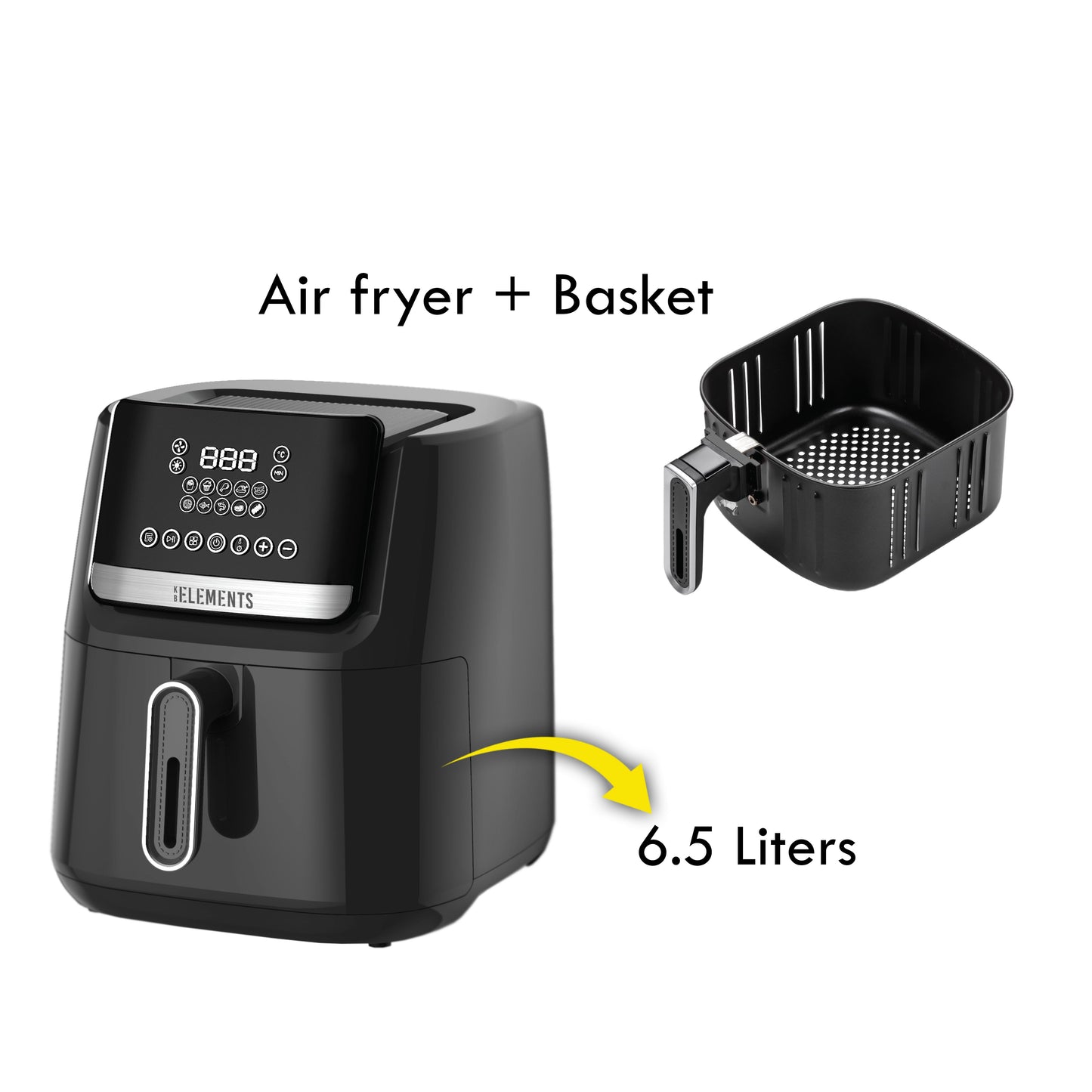 KB Elements Digital Air Fryer 6.5L 1600W