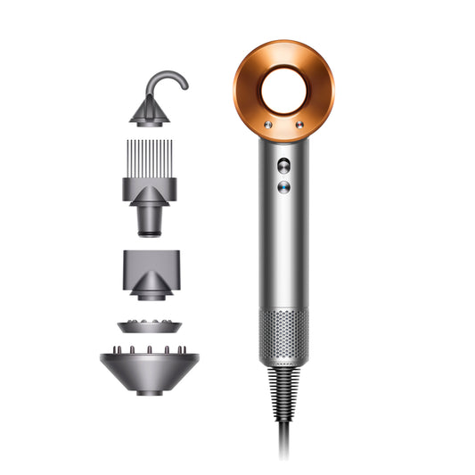 Dyson Supersonic Bright Nickel/Bright Copper HD07