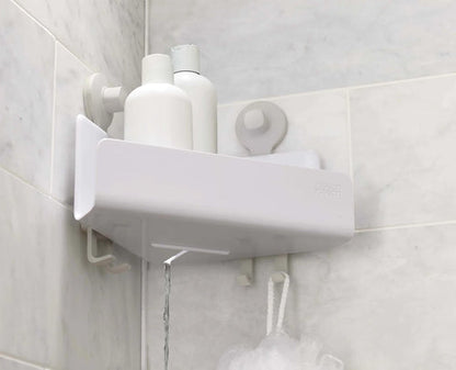 Joseph Joseph EasyStore™ 2-piece White Corner Shower Shelf Set