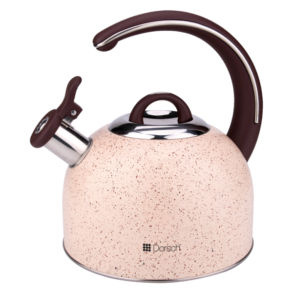 Dorsch 3L Stainless Steel Whistling Kettle With Luxurious Handle  - Pink