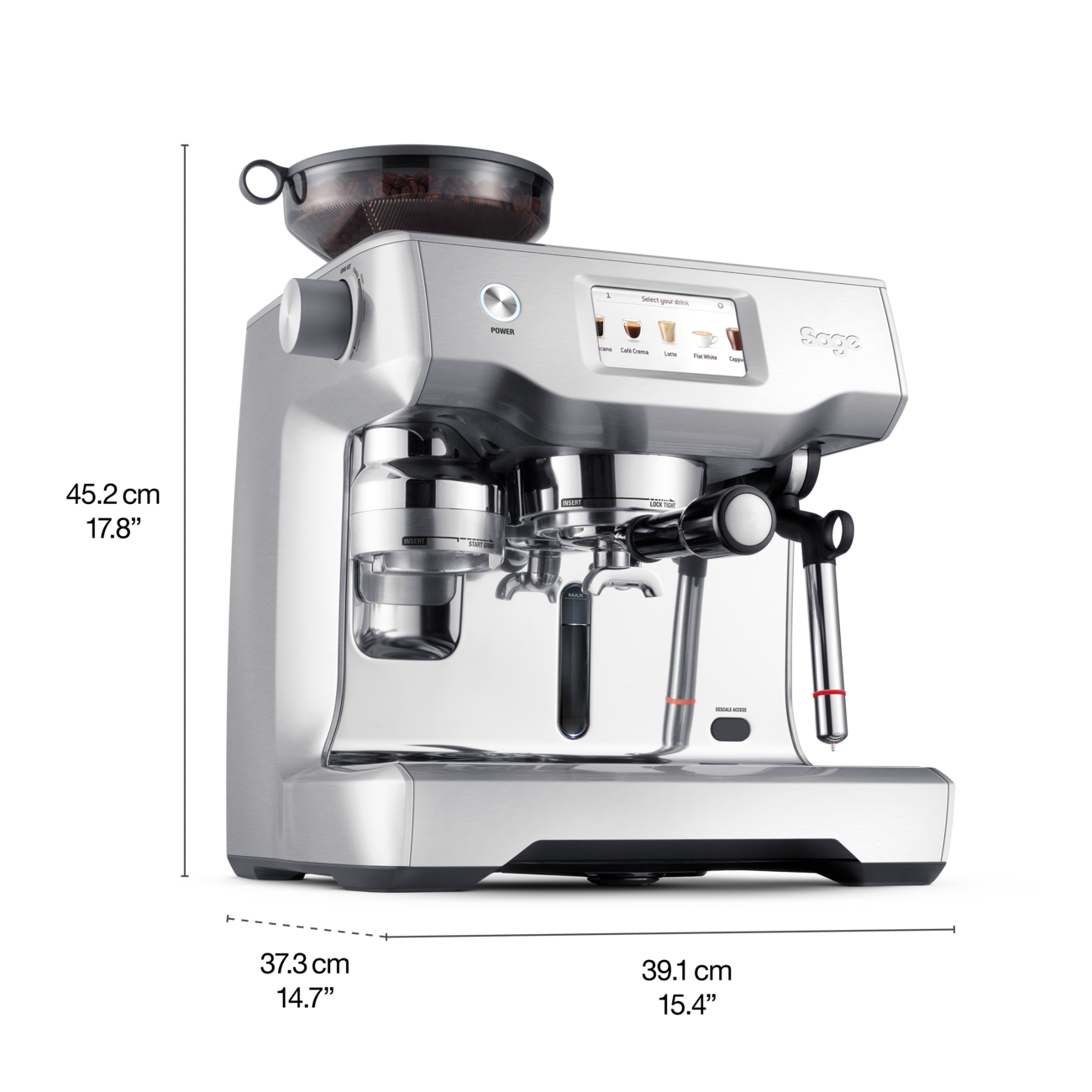 Sage, Oracle™ Touch Espresso Coffee Machine Silver