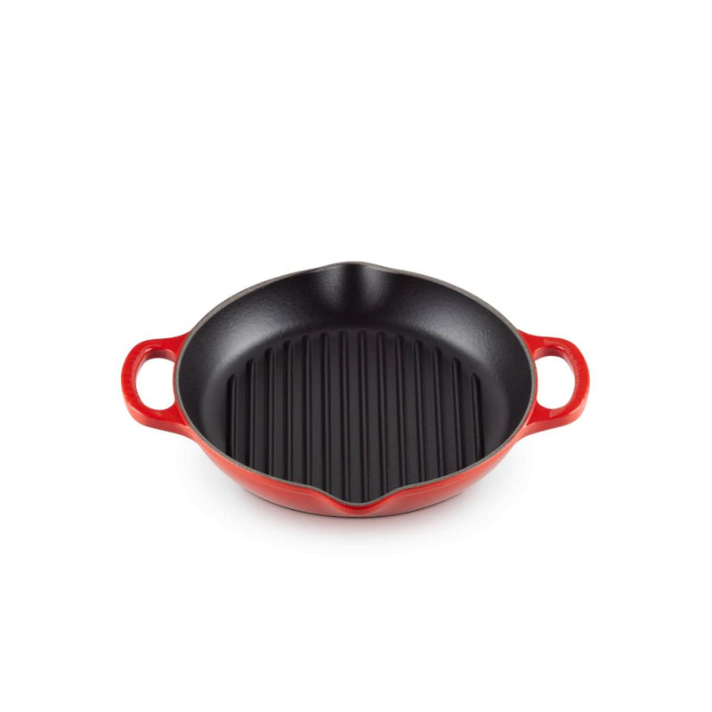 Le Creuset Round Deep Grill Evo 25cm (Cherry)