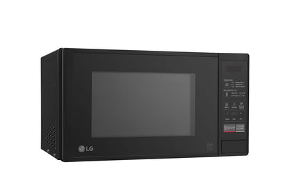 LG Microwave 20L with EasyClean coating, rounded corners, black