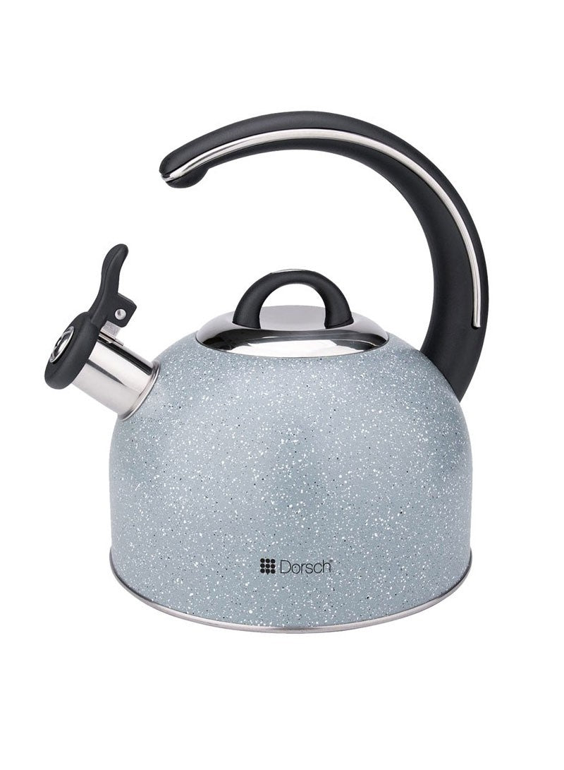 Dorsch 3L Stainless Steel Whistling Kettle With Luxurious Handle - Blue