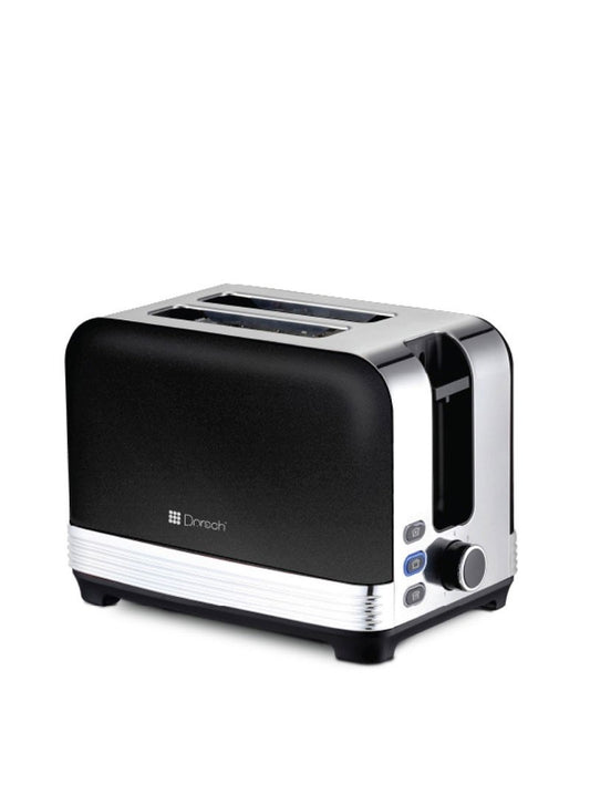 Dorsch 930W Stainless Steel Vintage Retro Bread Toaster With 7 Cokking Levels & Automatic Shutdown Function