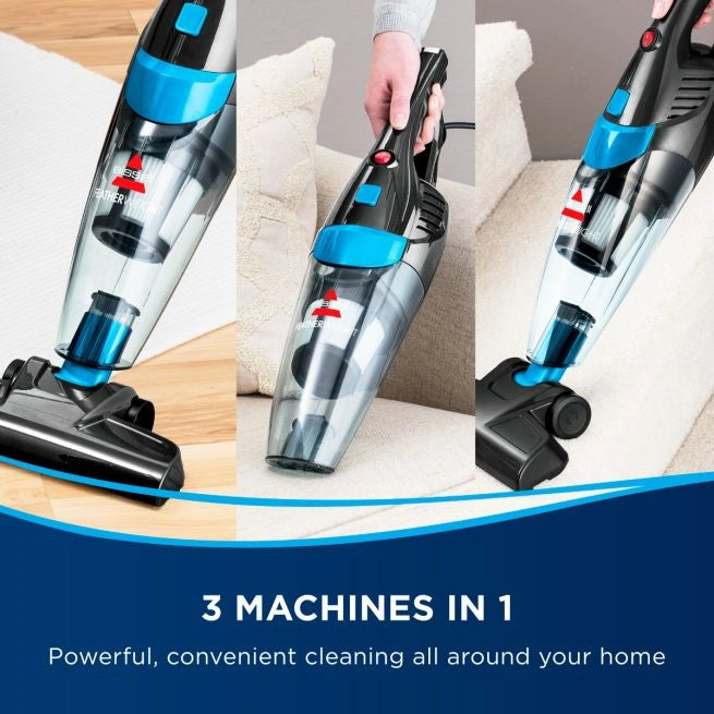 Featherweight 2-in-1 Upright Vacuum | Black & Blue