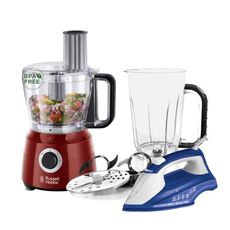 Russell Hobbs New Desire Food Processor + Steam iron 26483-56