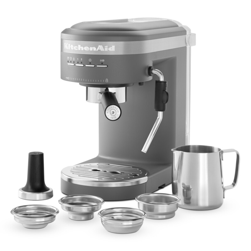 KitchenAid espresso coffee machine, Charcoal Grey